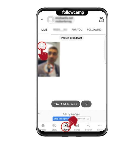 برنامه دانلود لایو in grabber