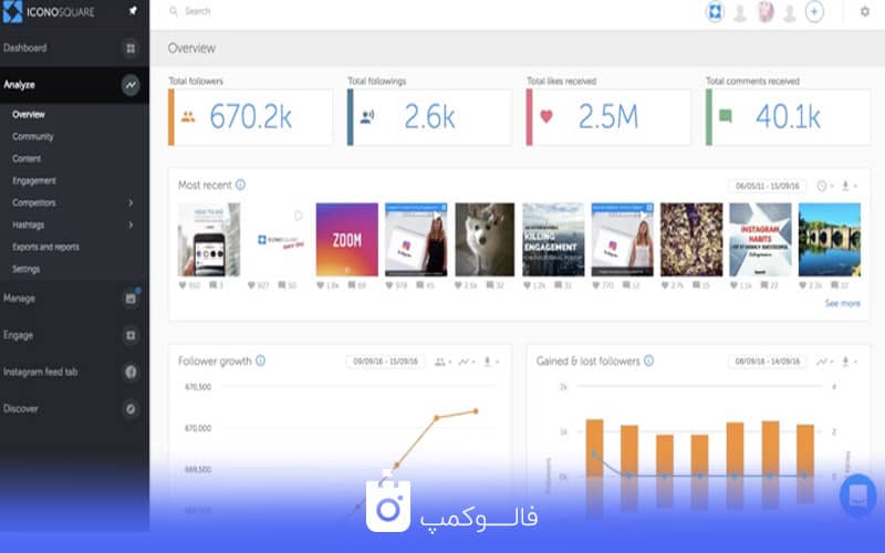 ابزار قدرتمند Iconosquare